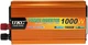 Перетворювач напруги(інвертор) 24-220V 1000W + USB Gold - зображення 4