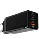 Мережевий зарядний пристрій Baseus GaN Quick Travel Charger C+C+A 65W EU Black - изображение 1