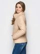 Демисезонная женская куртка MODA РОМБ XS (42) Бежевый (РОМБ /1 A ) - изображение 2