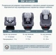Автокресло детское Daiichi First7 Fix — Grey (0-25 кг) - с базой Isofix (8809405851673) - изображение 9