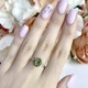 Серебряное кольцо с Султанит султанитом 1.637ct, вес изделия 2,46 гр (1983492) - изображение 5