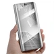 Чехол Mirror для Xiaomi Mi 8 Lite книжка зеркальный Clear View Silver - изображение 2