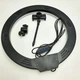 Кольцевая LED лампа светодиодная Ring Light M-33 диаметр 33 см с держателем для телефона 220В + штатив 2 м + Bluetooth пульт - изображение 5