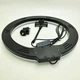 Кольцевая LED лампа светодиодная Ring Light M-33 диаметр 33 см с держателем для телефона 220В + штатив 2 м + Bluetooth пульт - изображение 6