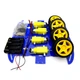 Шасси 4 колеса 4WD синяя для Arduino - изображение 2