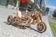 Механический деревянный 3D конструктор Ugears Мотоцикл Scrambler UGR-10 с коляской из фанеры (70137) - изображение 10