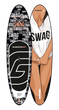 Сапборд Gladiator ART 10'6" x 32" SWAG - надувна дошка для САП серфінгу, sup board - зображення 2