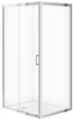 Душевая кабина CERSANIT Zip 100x80x190 S154-003 прозрачное стекло без поддона - изображение 1