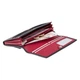 Женский кожаный кошелек Visconti CD21 Topaz (Black/Red) - изображение 2