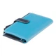 Голубой кожаный кошелёк Visconti RB100 BLUE M Bermuda c RFID - изображение 1