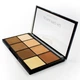 Палетка хайлайтеров MAKEUP REVOLUTION HD Pro Powder Contour Light Medium, 8 відтінків - зображення 3