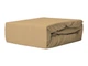 Простирадло Махрова Без гумки NR 020D 160x200 см Darymex Бежева (5907761018877) - зображення 1