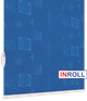 Ролета тканинна INROLL Есо-Mini 80х165 см Ikea Синій 1804 - зображення 4
