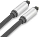 Оптический кабель Ugreen AV108 Toslink-Toslink Optical Pro Audio Cable 1.5 м Black (90401979/10542) - изображение 5