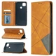 Чехол-книжка с кармашками UniCase Geometric Pattern для Xiaomi Redmi 9C - Brown - изображение 1