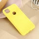 Силиконовый (TPU) чехол Deexe Silicone Case для Google Pixel 4A - Yellow - изображение 5