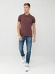 Поло длинное мужское Sol's 01708148 XL Бордовое (3660731278931) - изображение 3
