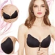 Бюстгальтер-невидимка Fly Bra push up ліфчик крила Флай Бра невидимий силіконовий без бретелей чорний size C (SKU_178350) - зображення 1