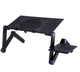 Столик Трансформер Для Ноутбука Laptop Table T6 с большим кулером и подставкой для мышки - изображение 1