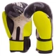 Перчатки для бокса и единоборств на липучке TWINS Champ TW-2206 Black-Yellow-White 10 унций - изображение 2