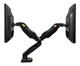 Кронштейн-подставка для двух мониторов North Bayou NB F160 VESA 17" - 27" настольный с 3D регулировкой и функцией PIVOT Черный - изображение 2