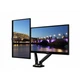 Кронштейн-подставка для двух мониторов North Bayou NB F160 VESA 17" - 27" настольный с 3D регулировкой и функцией PIVOT Черный - изображение 4