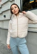 Жіноча дута куртка зимова KML 0010 L (46-48) Бежевий (0010/5 B) - зображення 4
