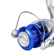 Катушка безынерционная для спиннинга Yumoshi SA 4000 Silver-Blue - изображение 4