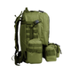 Рюкзак тактичний +3 підсумки AOKALI Outdoor B08 75L Green - зображення 3