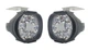 Комплект LED фар для мотоциклов, скутеров. Светодиодные фары на 6 диодов. DC 9-85v, 10w. - изображение 1