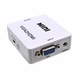 Конвертер VGA to HDMI адаптер VGA HDMI перехідник з аудіо конвертер відеосигналу Full HD 1080p для монітора телевізора проектора перетворювач VGA HDMI для комп’ютера ноутбука та приставок - зображення 3