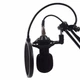 Микрофон студийный Music DJ M800 со стойкой и ветрозащитой+ павук (80005) - изображение 2