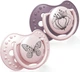 Пустышка силиконовая Lovi Botanic Girl динамическая 0-3 мес 2 шт (22/869girl) (5901691817319) - изображение 2