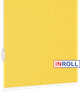 Ролета тканевая INROLL Есо-Mini 52,5х185 см Camila Лимонный A607 - изображение 4