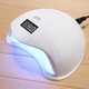 LED UV лед уф лампа Sun5 сан5 48вт для наращивания ногтей, гель лак Белая - изображение 2
