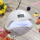 LED UV лед уф лампа Sun5 сан5 48вт для наращивания ногтей, гель лак Белая - изображение 3