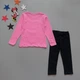 Костюм LOL Hacali kids для девочки 86-92 см Розовый с темно-синим 17739 - изображение 2