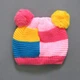 Зимняя шапка Baby Fashion для девочки 40-46 см Разноцветная 15254 - изображение 2