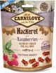 Przysmak dla psa Carnilove Crunchy Snack z makrelą, malinami i świeżym mięsem 200 g (8595602528875) - obraz 1