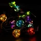 Гирлянда от сети Kaktus LED Лампочки разноцветная 15 ламп 4.5м - изображение 1