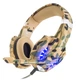 Навушники ігрові Kotion Each G9600 Hi-Res Audio LED-підсвічування дротові 2.1м Yellow/Camouflage - зображення 1