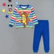 Пижама "Тигра" Baby Has для мальчика 130 см Разноцветная 16915 - изображение 1