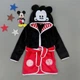 Халат Mickey Mouse Rorychen для мальчика 120 см Черный с красным 17021 - изображение 4