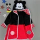 Халат Mickey Mouse Rorychen для мальчика 120 см Черный с красным 17021 - изображение 5