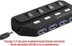 USB-хаб Lapara USB 3.0 4 порти з 4-ма вимикачами та БП (LA-USB305) - зображення 7