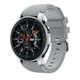 Силиконовый ремешок Watchbands для Samsung Galaxy Watch 46mm Silver / Samsung Gear S3 - серый (WB001GREY46) - изображение 1
