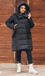 Жіноча зимова куртка подовжена MODA 00071 (58) 5XL Чорний (00071/3 F ) - зображення 4