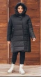Жіноча зимова куртка подовжена MODA 00071 (58) 5XL Чорний (00071/3 F ) - зображення 5