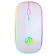 Мышь беспроводная SKY (A2) White, аккумулятор, RGB - изображение 1