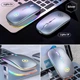 Мышь беспроводная SKY (A2) Silver, аккумулятор, RGB - изображение 4